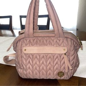 SOLD Happ brand Paige Mini Dusty Rose Diaper Bag